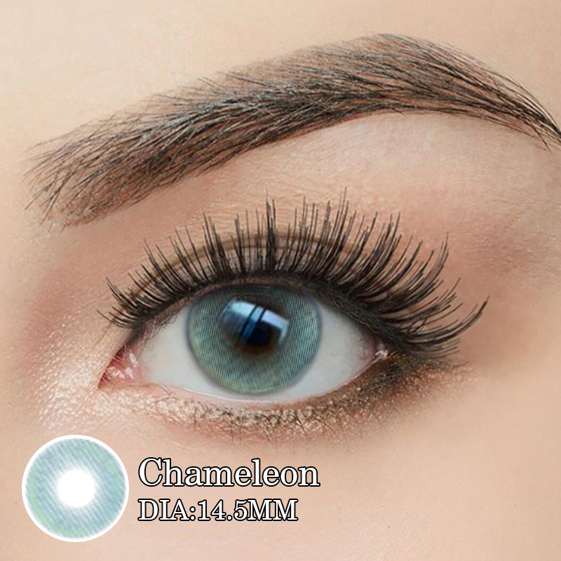 Toric Daily Disposable Lenses Blue And Green Combination 14 Hours Wearing Time