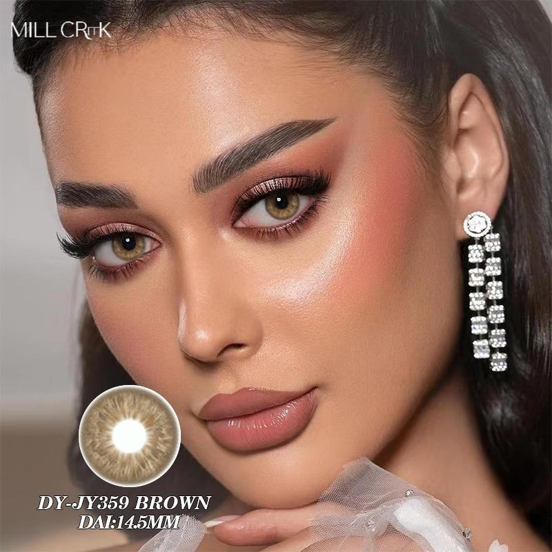 Brown 1 Day Contacts Daily Wear Contact Lenses Uv Protection 8 Hours Wear Time