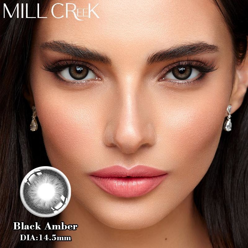 Black Disposable Contact Lenses Comfortable One Day Color Contact Lenses