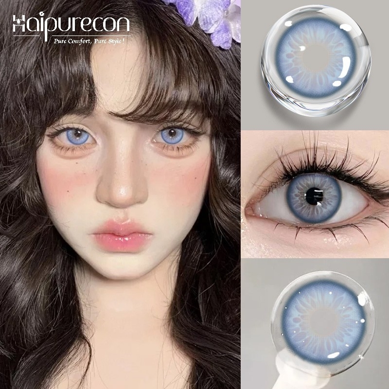 Colored Daily Disposable Lenses Natural 8.5mm Base Curve 14.5mm Diameter